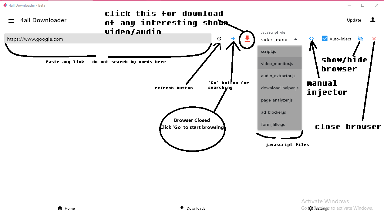 web browser tab preview