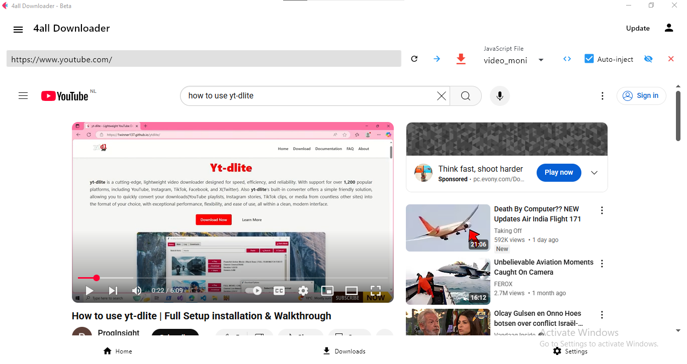 web browser tab preview