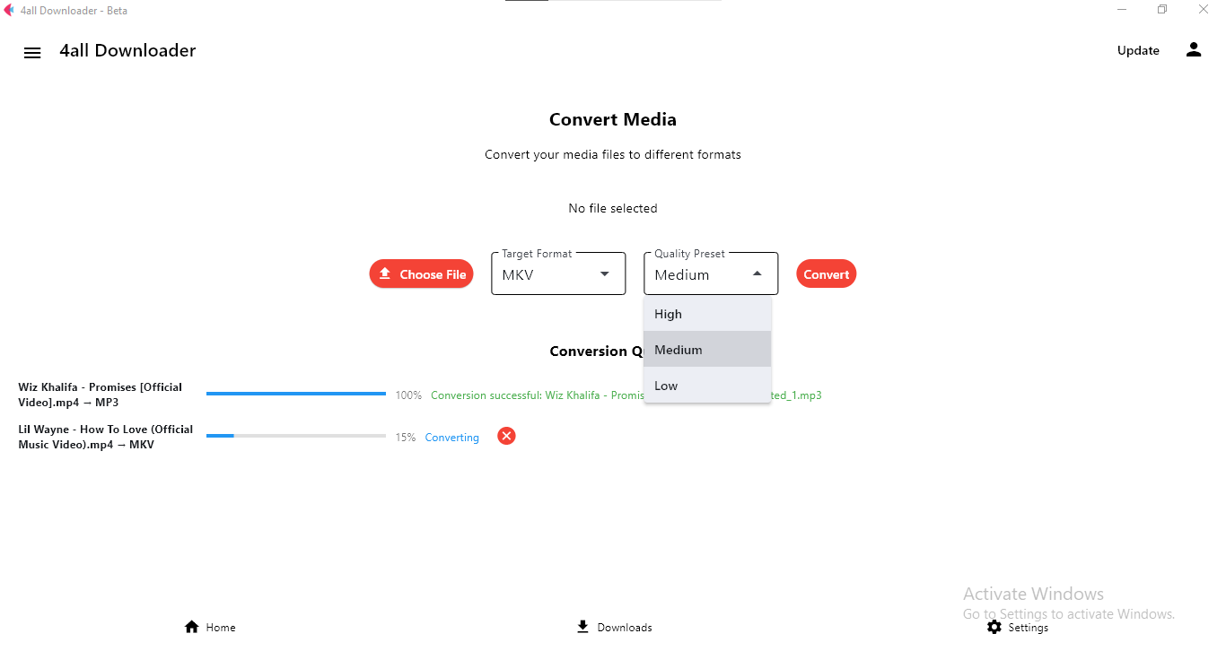 convert tab preview