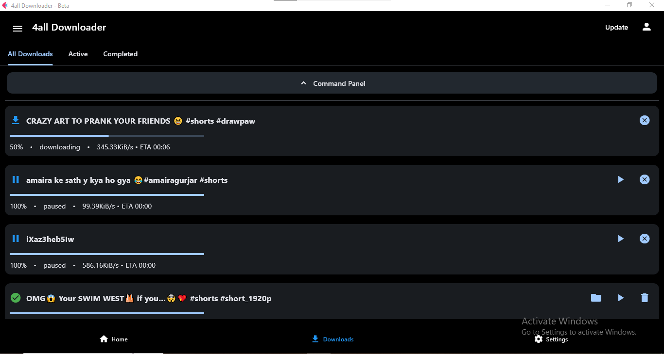 download tab preview